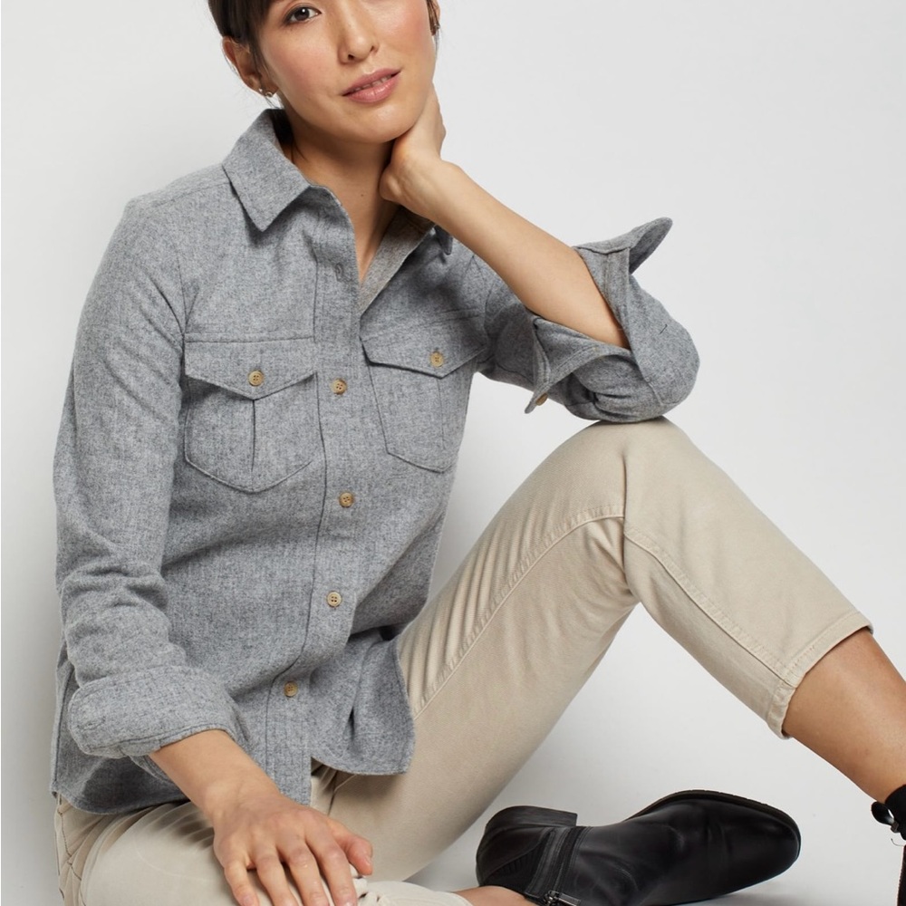 Pendleton Womens Laurel Grey Button Down Shirt - New with tags